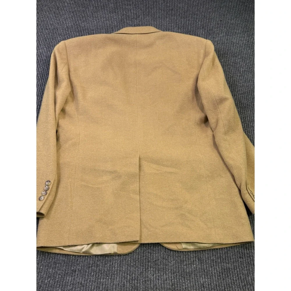 VTG Stafford Brown 100% Camel Hair Sport Coat 2 Button Blazer Jacket 44R Ivy